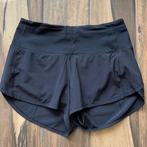 Black high waisted Speed shorts. Size 4!
